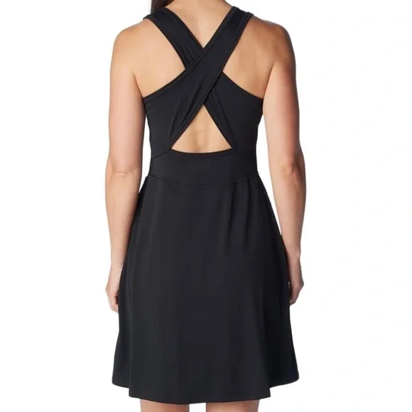 3 pockets! NWT Columbia Black Tidal Dress ~ Large - Picture 2 of 15